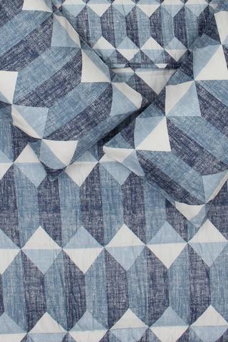 Soft Touch Printed Geometric Comforter Set
