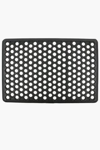 Rubber Honeycomb Door Mat, 40x60cm