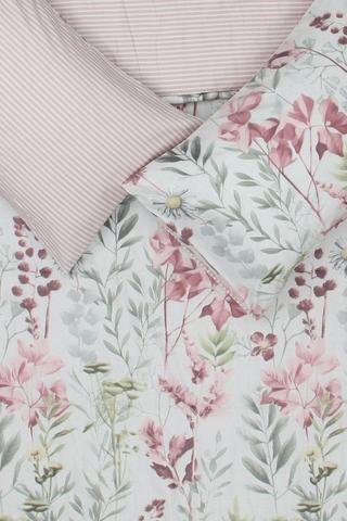 Soft Touch Reversible Foliage And Floral Comforter Set