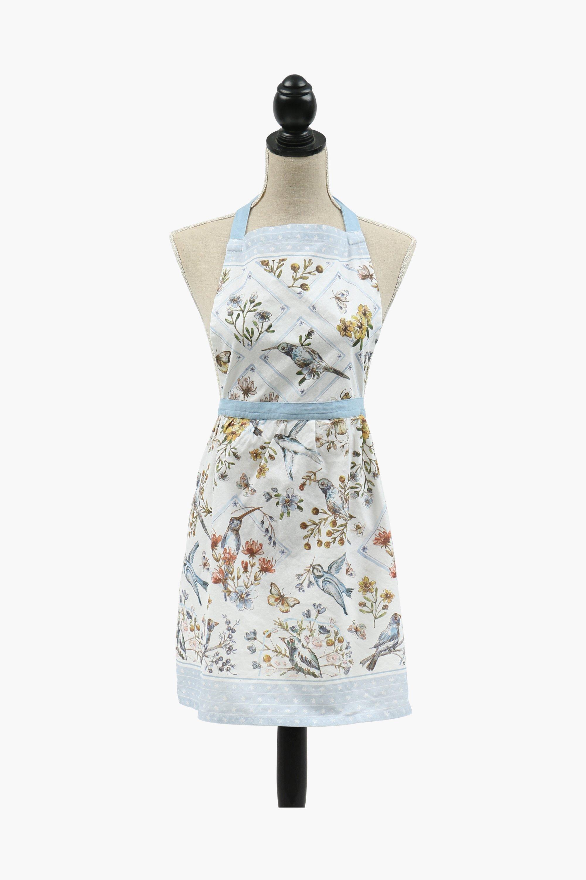 Floral Cotton Apron