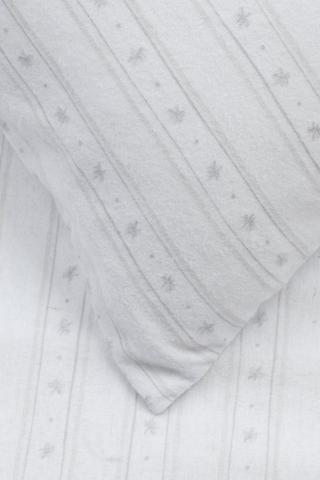 Winter Premium Brushed Cotton Stripe Extra Length Extra Depth Fitted Sheet