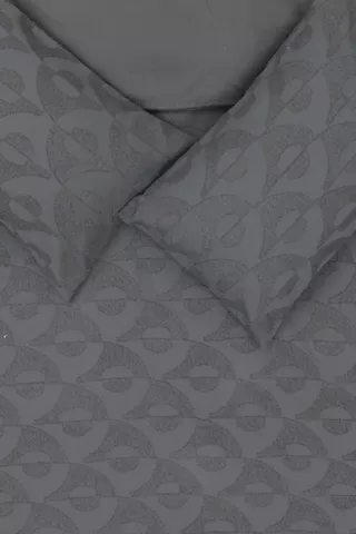 Premium Cotton Tufted Woven Jacquard Duvet Cover Set