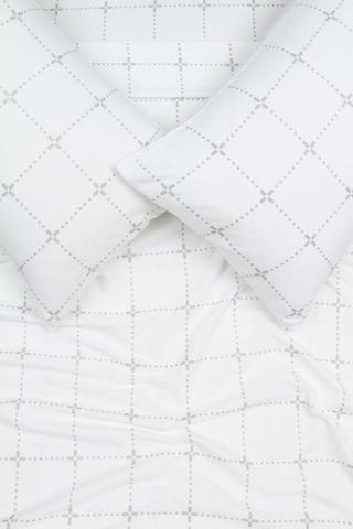 Winter Premium Brushed Cotton Check Extra Length Extra Depth Flat Sheet