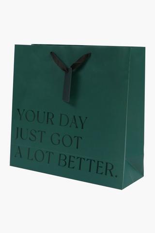 Urban Script Gift Bag Large