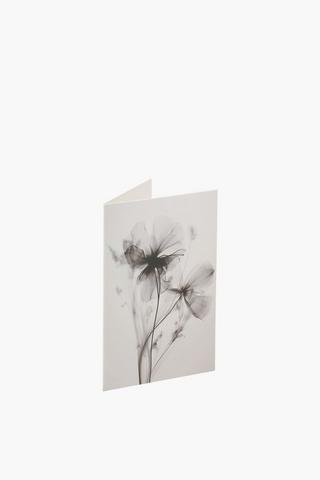 Mono Floral Gift Card Mini