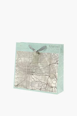 Maps Gift Bag Medium