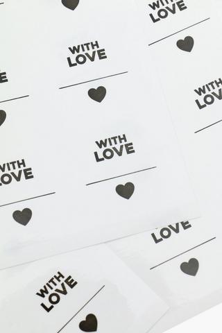 With Love Roll Of Stickers