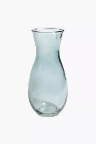 Glass Belly Vase, 25x38cm