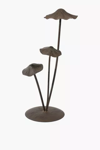 Mushroom Metal Statue, 27cm