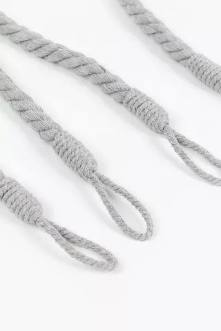 2 Pack Cotton Rope Tie Back
