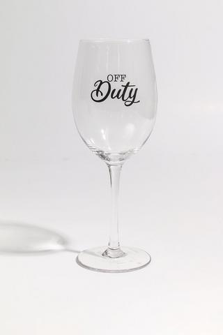 Script Wine Glass