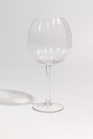 Ribbed Gin Glass