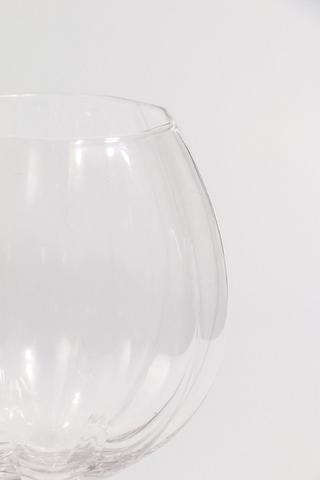 Ribbed Gin Glass