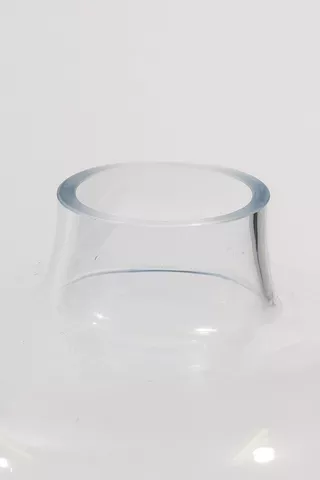 Glass Bottle Vase, 25x38cm