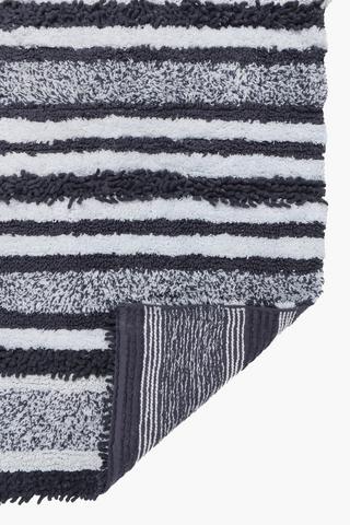 2 Piece Mingle Stripe Bath Mat Set