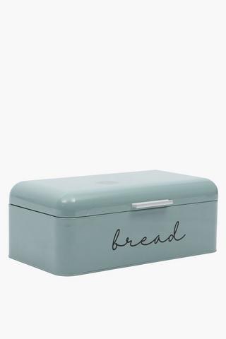 Galvanised Script Bread Bin