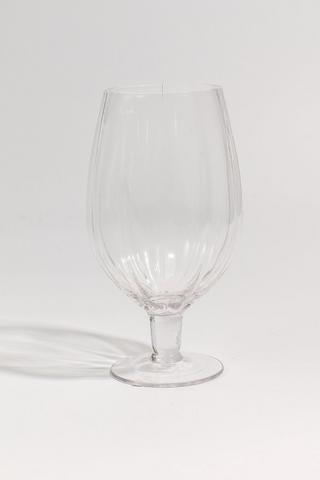 Ribbed Beer Glass