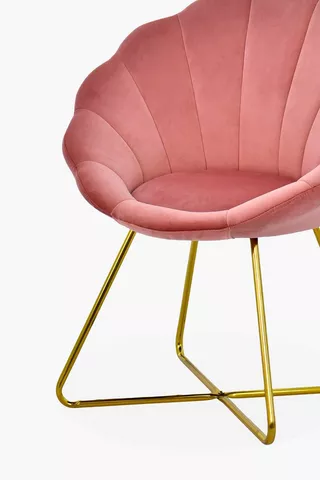 Scalloped Disc Chair