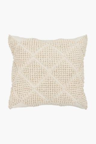 Textured Dallas Scatter Cushion, 60x60cm