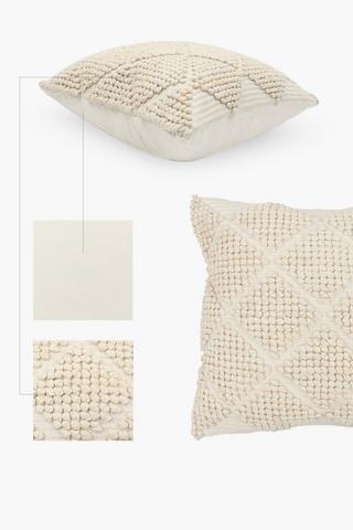 Textured Dallas Scatter Cushion, 60x60cm