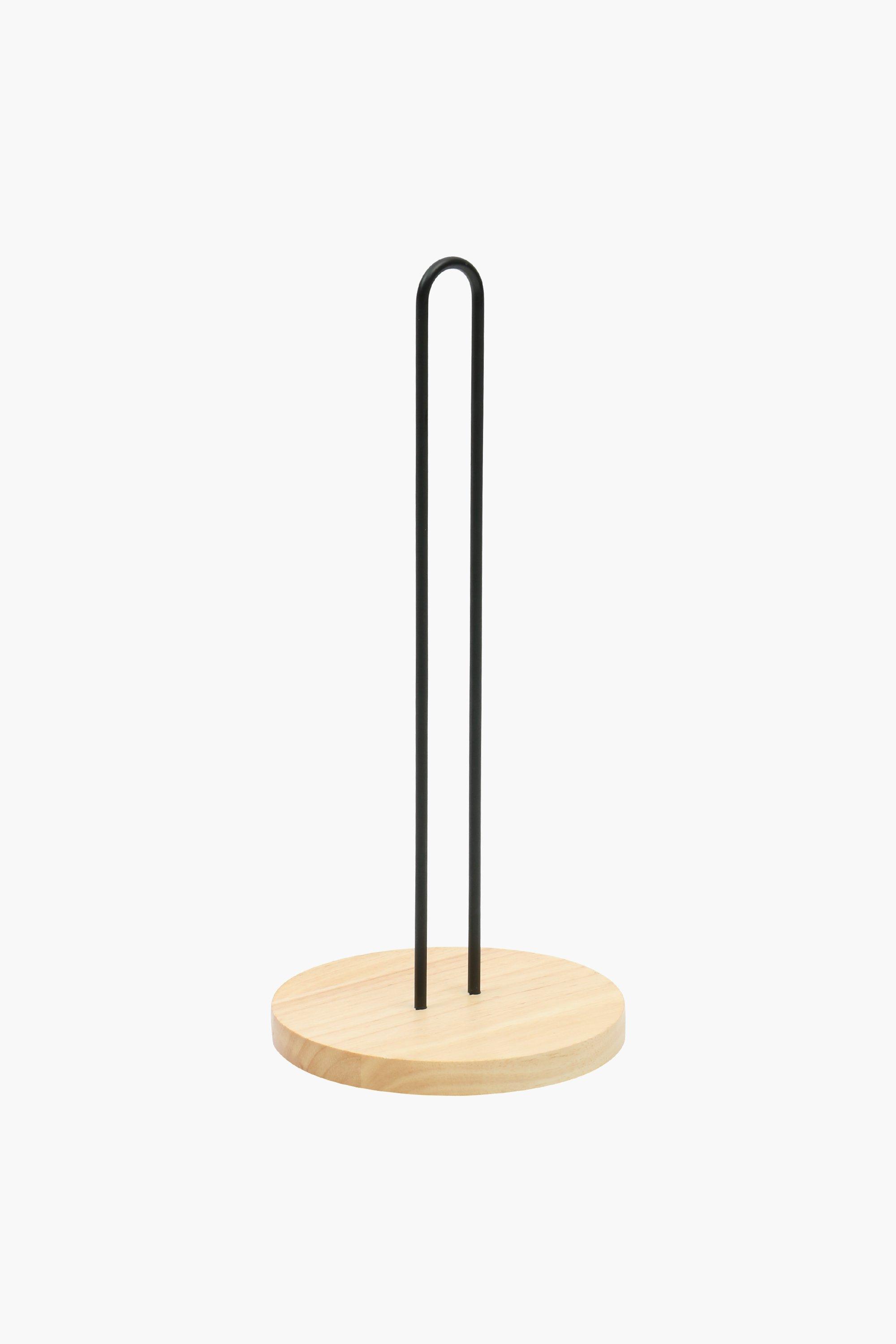 Cali Bamboo And Metal Paper Towel Holder