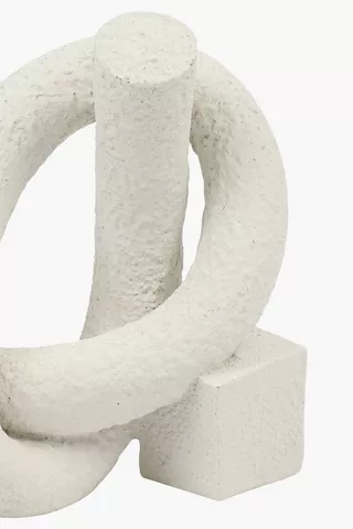 Textured Knot Decor, 22x23cm