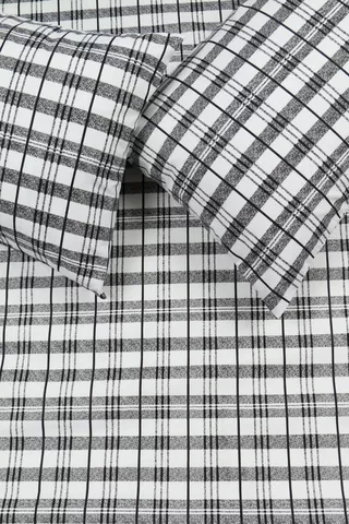 Winter Woven Flannel Soft Touch Check Fitted Sheet
