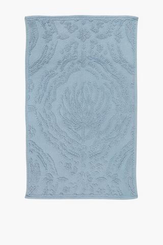 Botanic Jacquard Cotton Bath Mat, 50x80cm