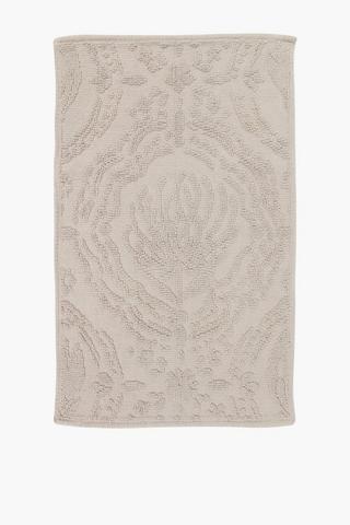 Botanic Jacquard Cotton Bath Mat