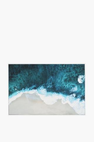 Framed Shoreline Canvas, 60x90cm