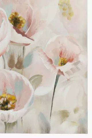 Poppy Flower Canvas, 120x90cm