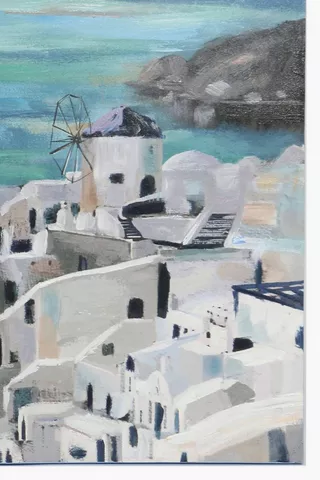 Coastal Greece Canvas, 70x100cm