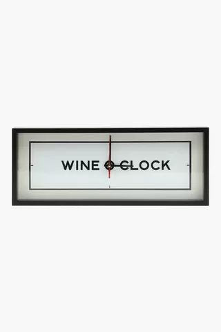 Wine O' Clock, 20x50cm