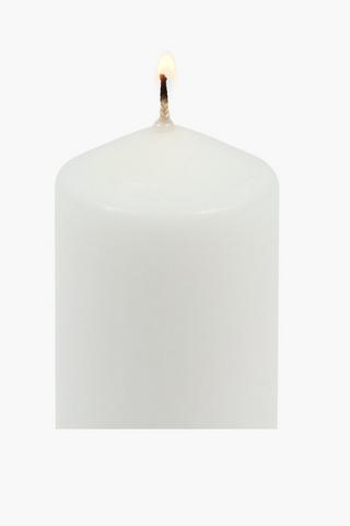 Unscented Pillar Candle, 6x10cm