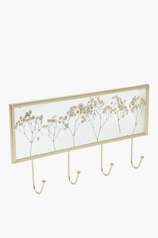 Floral Press Wall Hook, 40x21cm