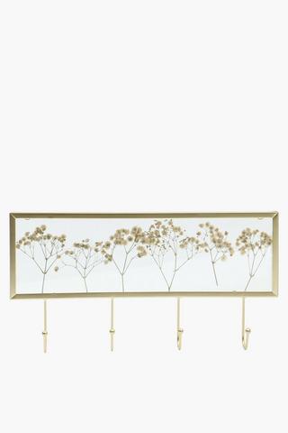 Floral Press Wall Hook, 40x21cm