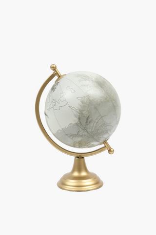 Palm Globe Decor, 16x23cm