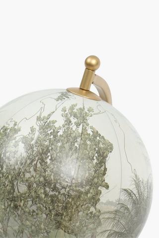 Palm Globe Decor, 16x23cm
