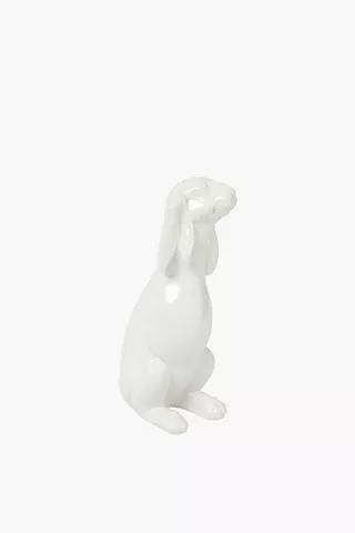 Hear-not Ceramic Bunny, 32cm