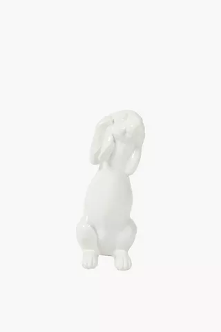 Hear-not Ceramic Bunny, 32cm