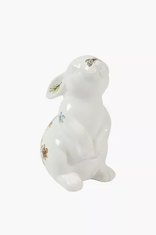Delft Ceramic Bunny, 14x21cm