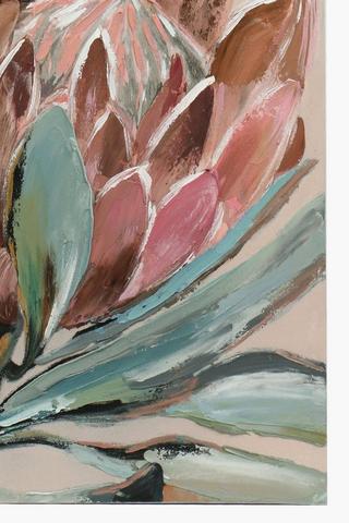 Protea Stripe Canvas, 70x100cm