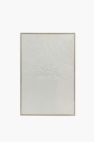Framed Splatter Canvas, 60x90cm