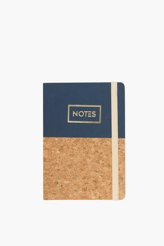 Cork And Fabric Notebook A5