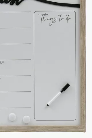 Magnetic Whiteboard Daily Planner