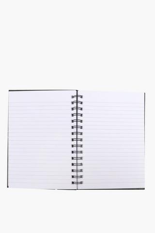 Mono Floral Spiral Notebook A5