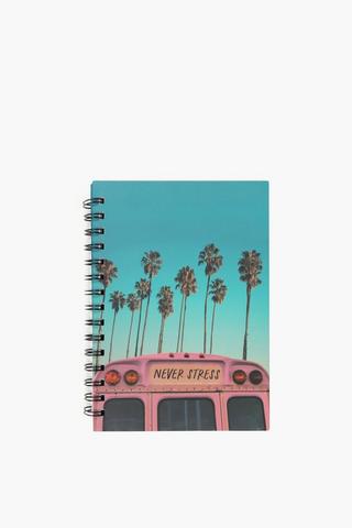 Photographic Bus Spiral Notebook A5