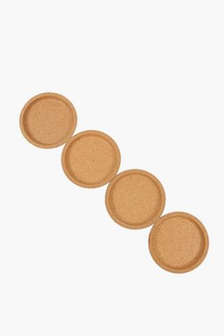 4 Pack Cork Coasters