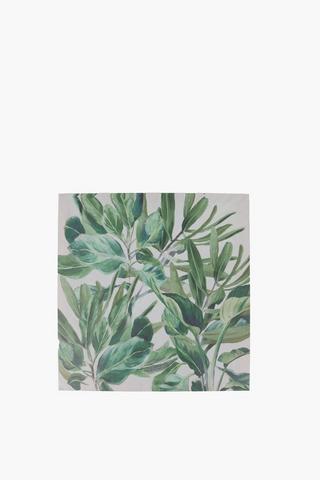Protea Leaf Canvas, 40x40cm