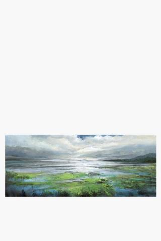 Abstract Landscape Canvas, 70x170cm